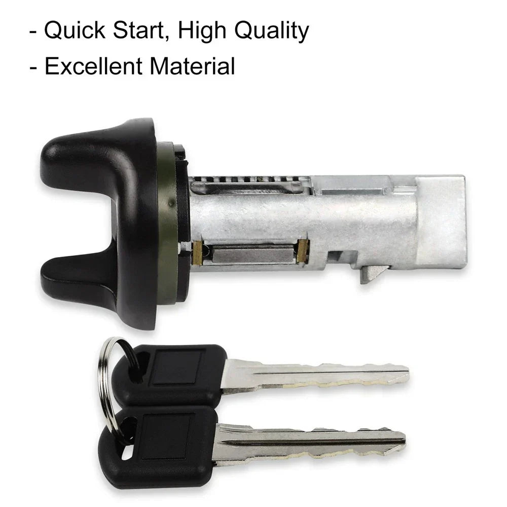 Ignition Switch Lock Cylinder w/ 2 Keys for Chevy GMC Yukon Isuzu (2000-2006)