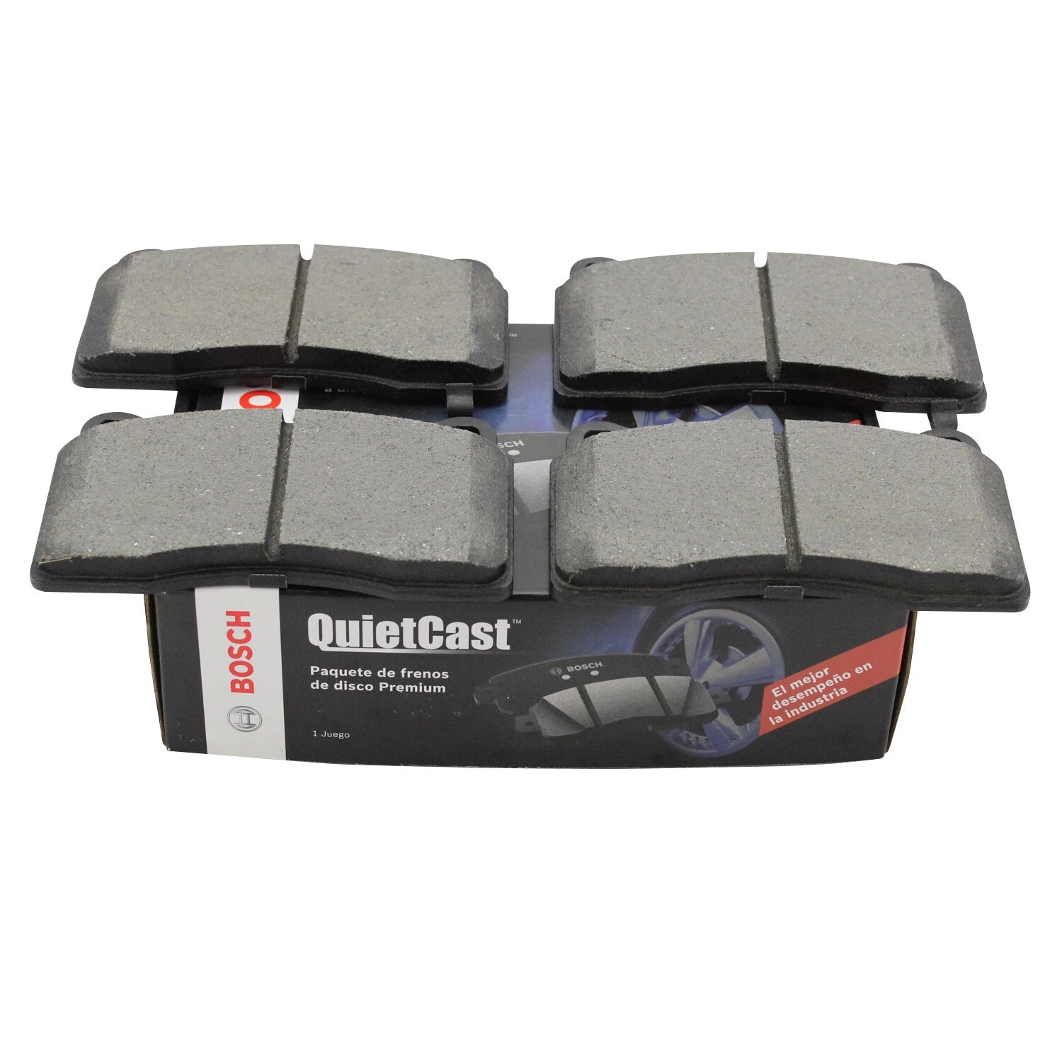 Set of 4 Bosch QuietCast Ceramic Brake Pads for ATS Camaro Pantera Lancer Impreza S60