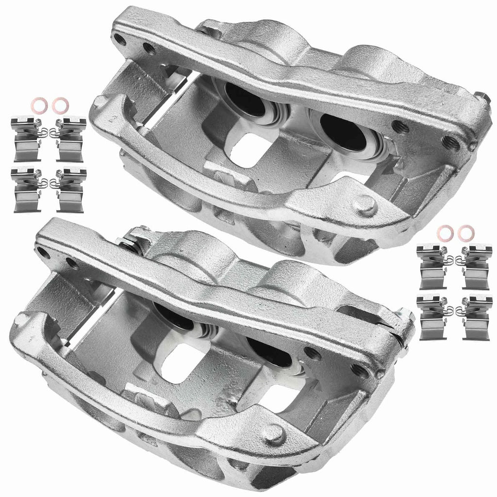 Pair Front Brake Calipers for Ford F-450 Super Duty F-550 Super Duty (2008–2016)