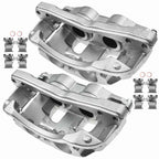 Pair Front Brake Calipers for Ford F-450 Super Duty F-550 Super Duty (2008–2016)