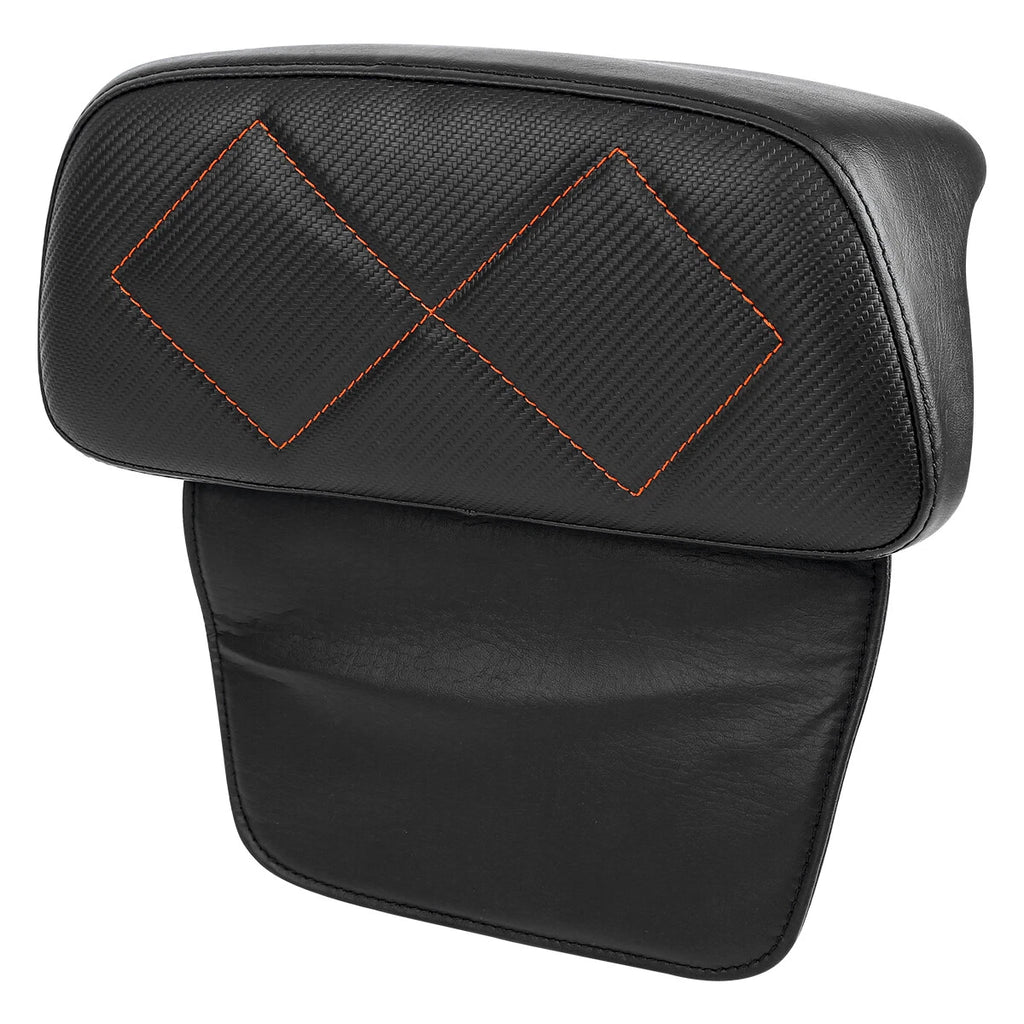 Black Rear Passenger Backrest for Harley Touring Street Road Glide (2014–2023)