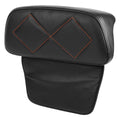 Black Rear Passenger Backrest for Harley Touring Street Road Glide (2014–2023)