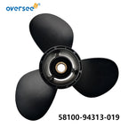 11-1/2x13 Aluminum Propeller 58100-94313-019 for Suzuki Outboard (35-65HP)