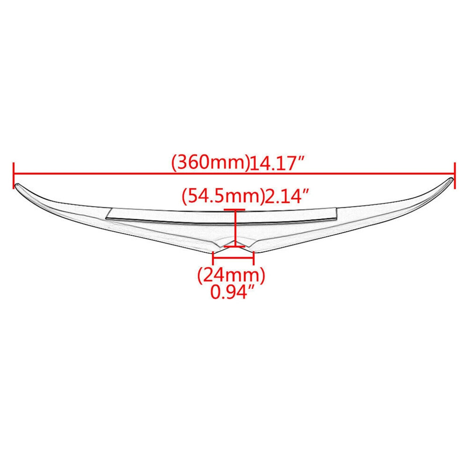 Headlamp Eyebrow Trim for Road Glide FLTRX FLTRU (2015–2021)