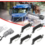 Set of 5 Smoked Lens White LED Cab Roof Marker Lights for Volvo VN/VNL (2003–Present)