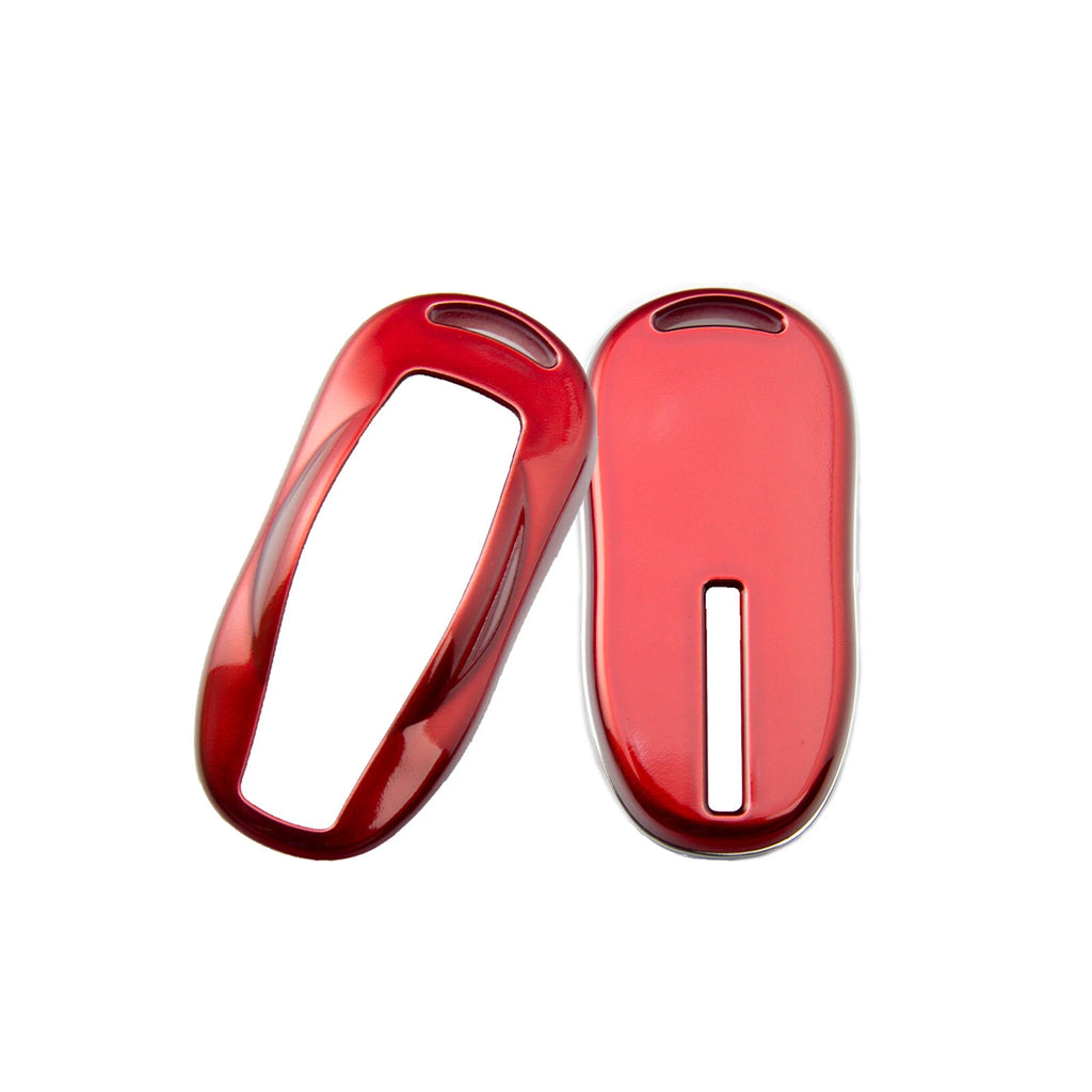 Smart Key Fob Hot Red Case for Tesla Model S (2012-2019)