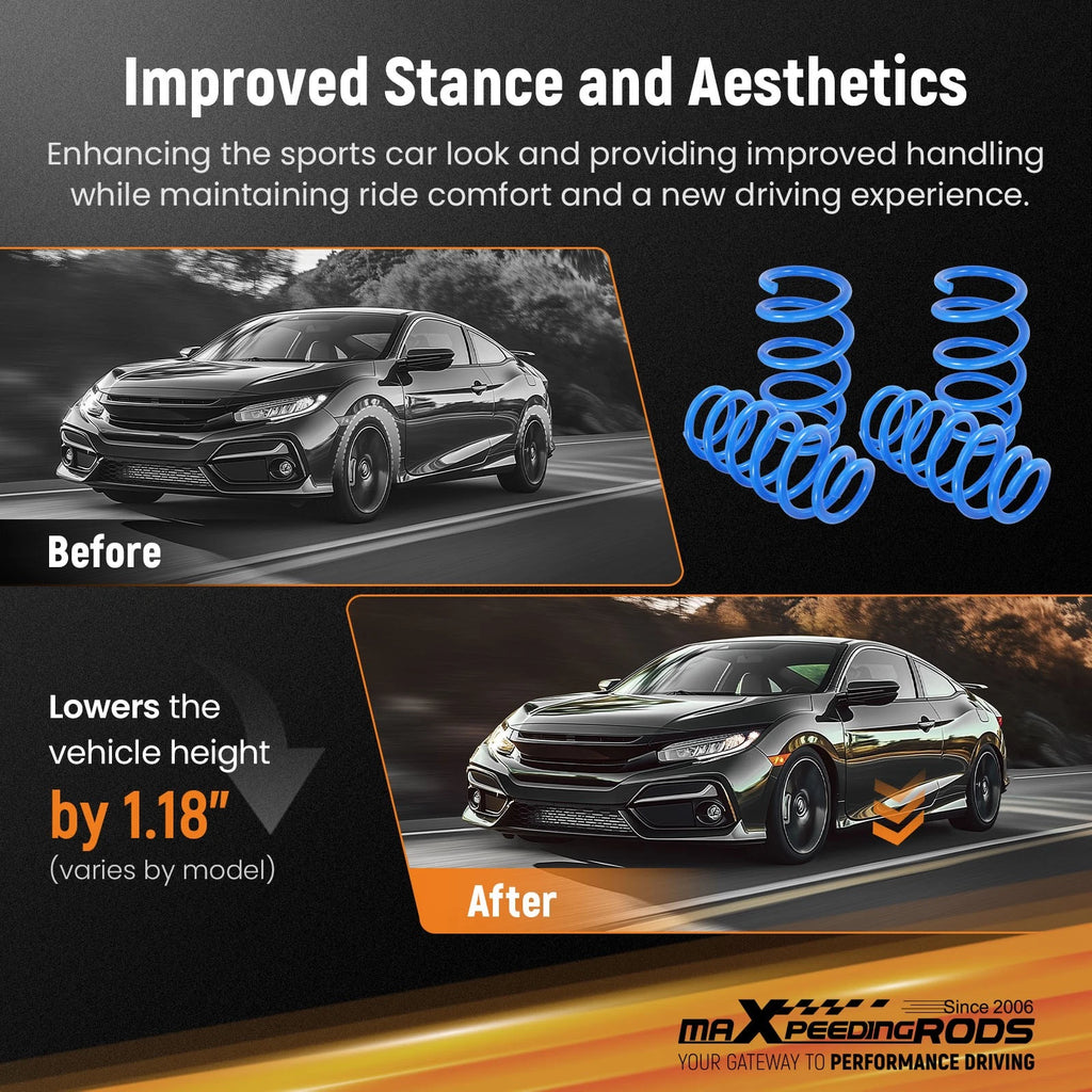 MaXpeedingrods Lowering Springs for Tesla Model 3 (2017–2024) AWD