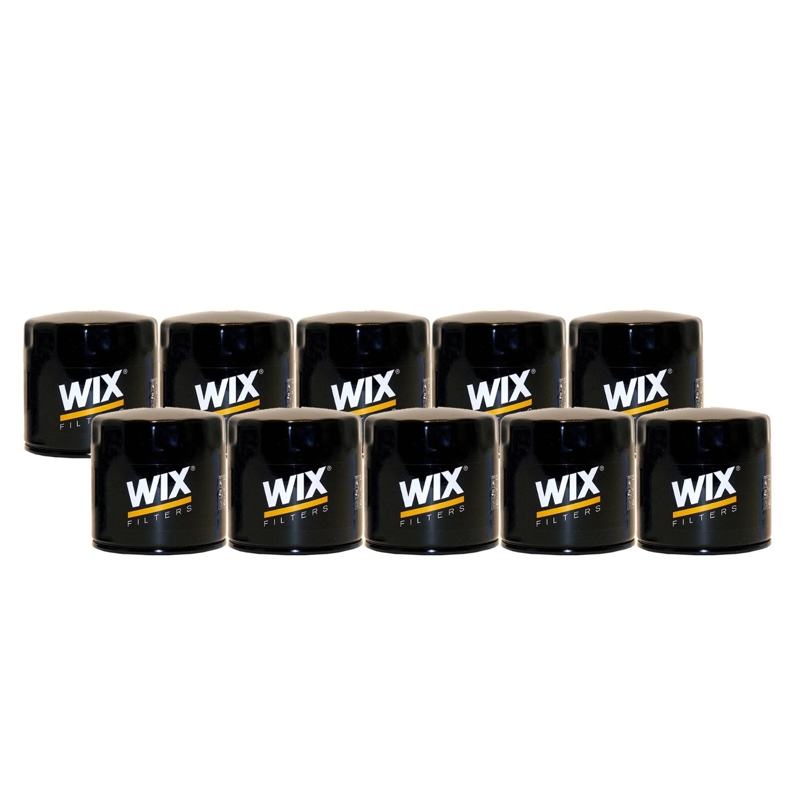 WIX Set of 10 Engine Oil Filters for Chrysler Dodge Jeep Mitsubishi Ram (2000–2023)