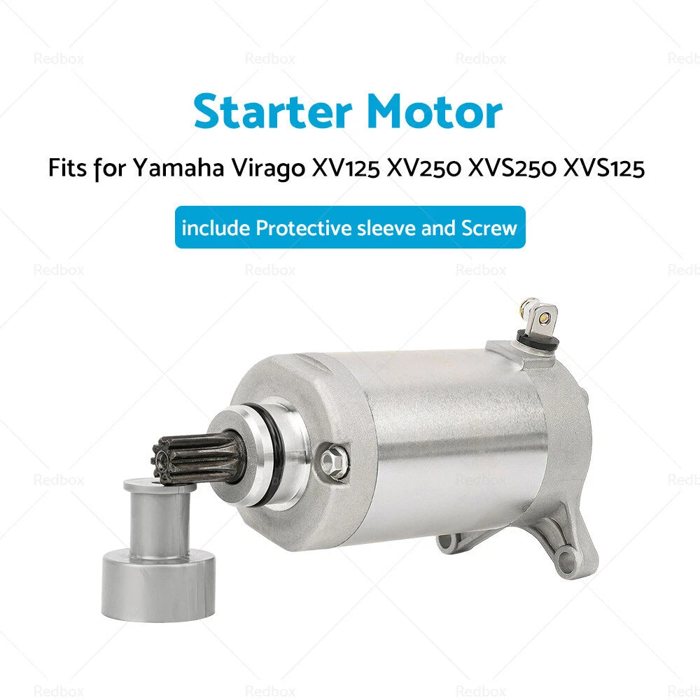 Starter Motor for Yamaha Virago XV125 XV250 XVS125 XVS250 (1981–2007)