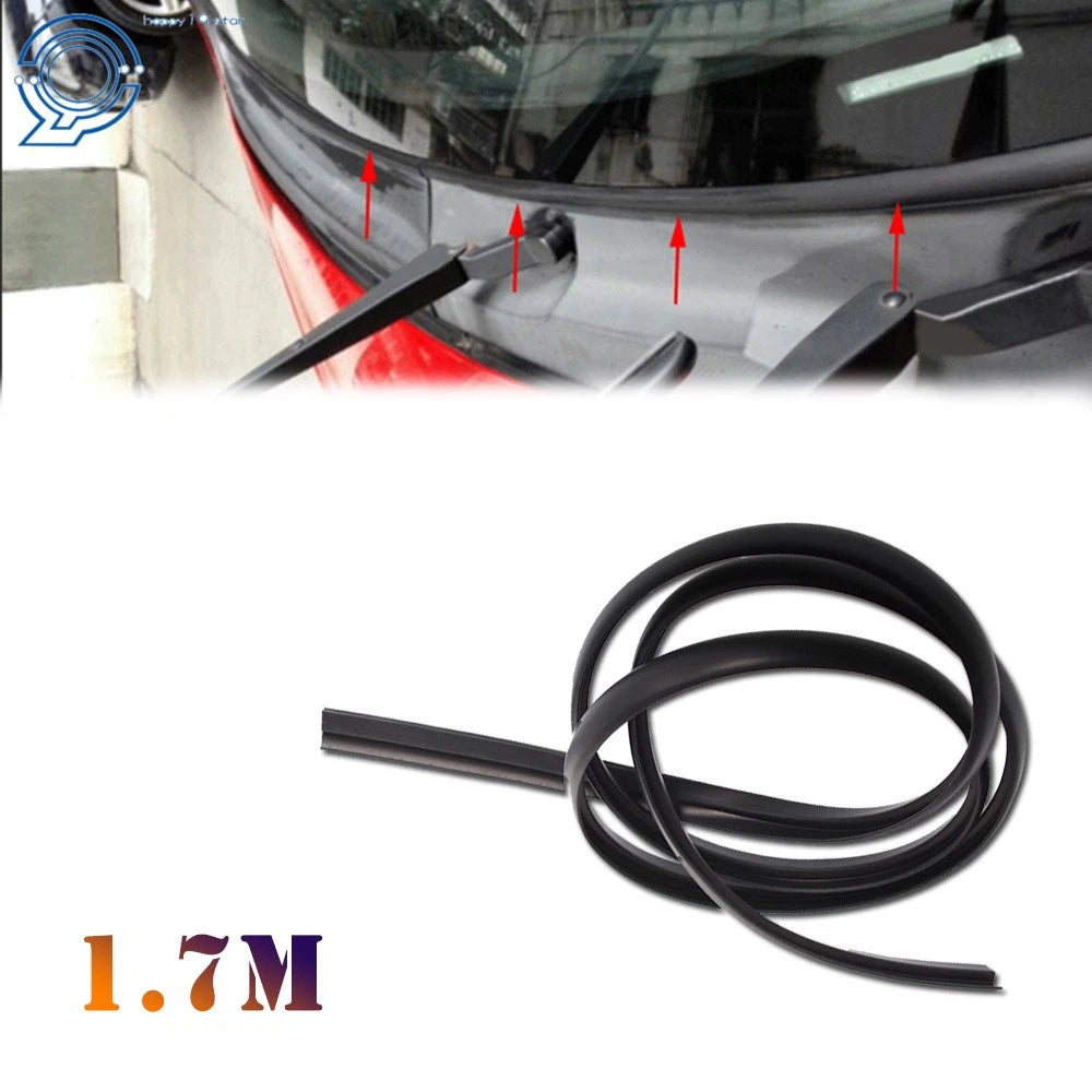 Rubber Trim Moulding Sealed Strips for Car Front Windshield Panel (1.7m)