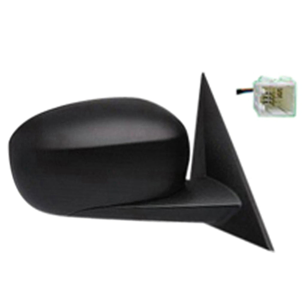 Passenger Side Power Door Mirror Replacement Textured Heated Glass for