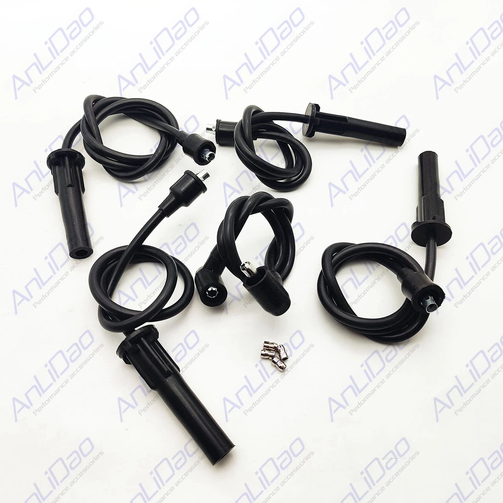Spark Plug Wire Kit for Volvo Penta 4 Cylinder 230 AQ BB (875571, 834365)