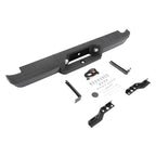 Black Steel Rear Bumper Assembly for Ford Ranger Styleside (1993–2011)