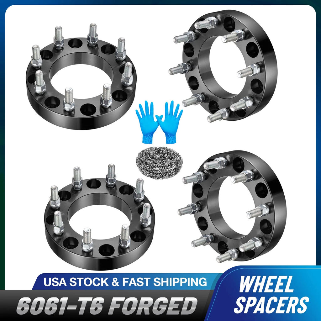Set of 4 Wheel Spacers 1.5" 8x180 for GMC Chevrolet Sierra 2500 HD Silverado 3500 HD