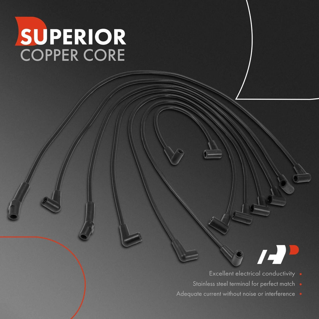 Set of 7 Spark Plug Wire Sets for Chevy Caprice (1986â1988)