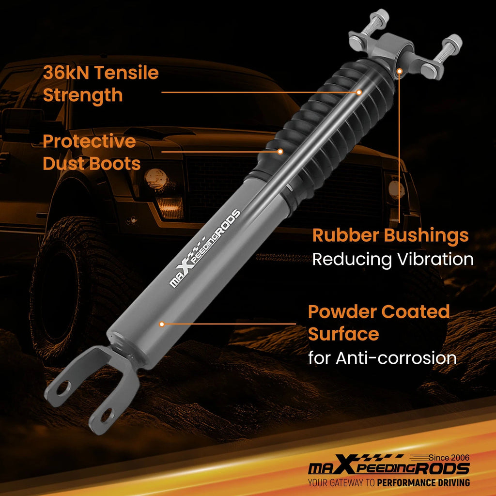 Nitrogen Charged Front Shocks for Silverado Sierra HD (2011-2025) 0-3" Lift