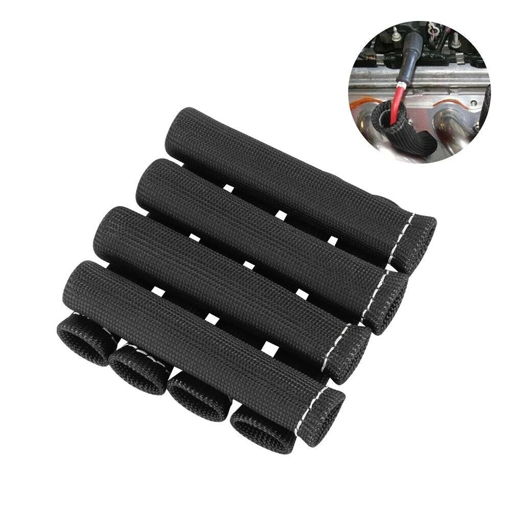 8X Spark Plug Wire Boots Protector Sleeve Heat Shield Cover for LS1/LS2 (1997–2009)