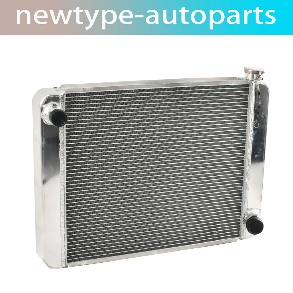 Aluminum Radiator for Chevy (Universal, 26", 2 Row, Single Pass)