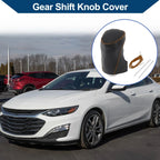 Gear Shift Knob Cover for Chevrolet Equinox Black Carbon Fiber (2010-2017)