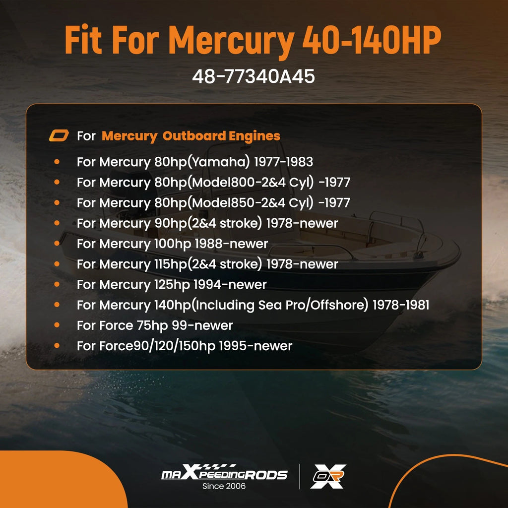 3 Blade Marine Prop 14x13 for Mercury 40-140HP