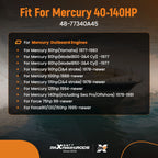 3 Blade Marine Prop 14x13 for Mercury 40-140HP