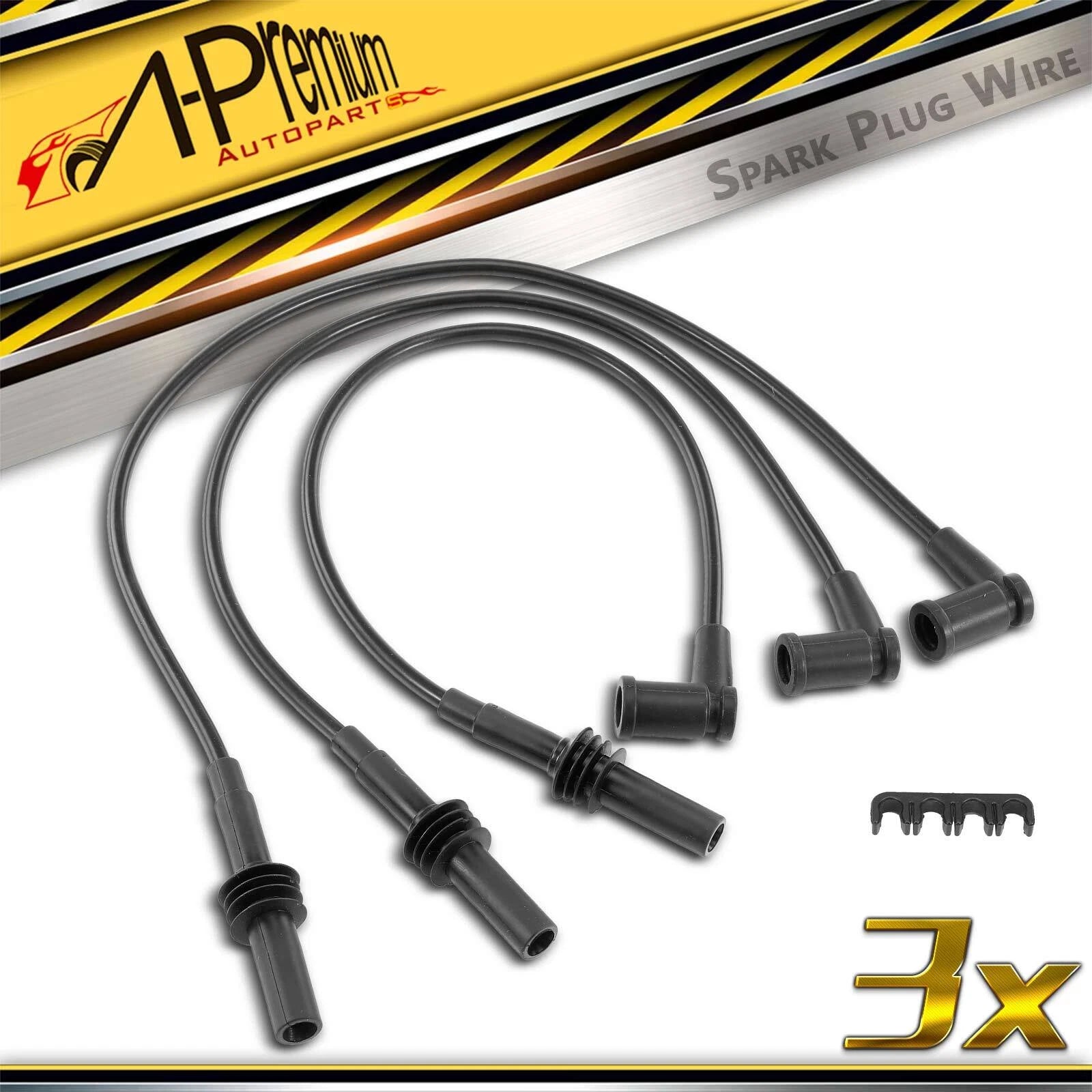 3x Spark Plug Wire Sets for Jeep Grand Cherokee (2009–2010)