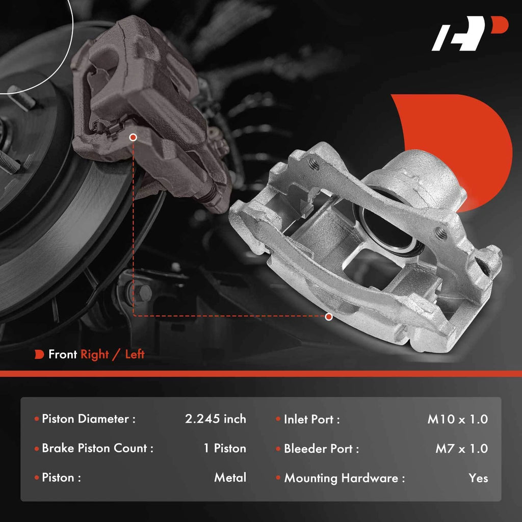 Front Left Brake Caliper w/ Bracket for Buick LaCrosse (2005-2009)