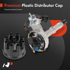 Ignition Distributor with Cap & Rotor for Jeep Cherokee Grand Wagoneer (1974–1991)