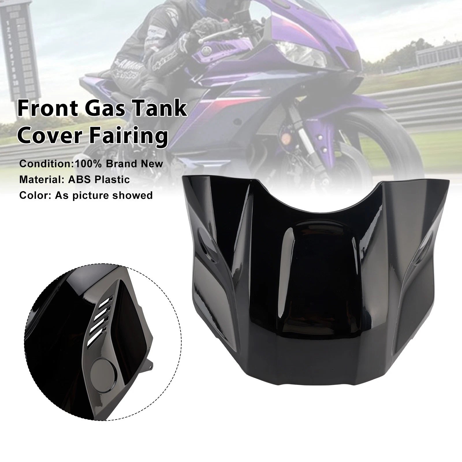 Front Gas Tank Cover Fairing for Yamaha YZF-R3 R25 (2025–2026) Black