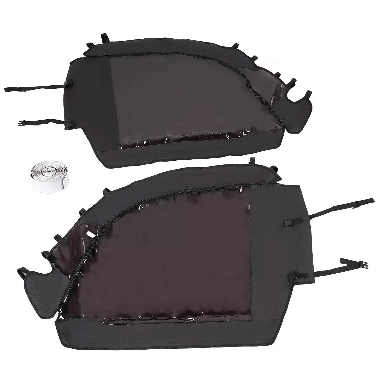 Upper Soft Doors for CFMOTO ZForce 500 800 800EX 1000 (2014–2022) w/Zippered Window