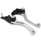 Silver CNC Pivot Clutch Brake Levers for Suzuki DRZ400S/SM/E (2000-2022)