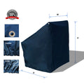 Boat Center Console Cover for Up to 40"Wx30"Dx44"H (Navy)