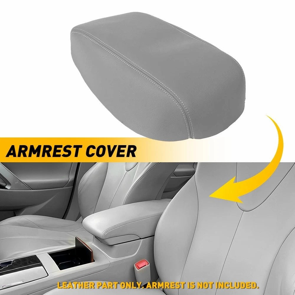 Leather Center Console Armrest Lid Cover for Toyota Camry (2007–2011)