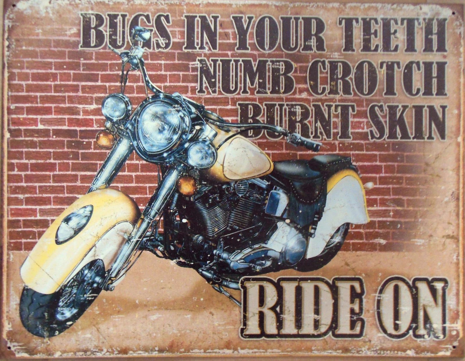Vintage Replica Tin Metal Sign for Harley Davidson Motorcycle (HD 1800)