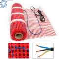 Electric Radiant Floor Heat Mat with Thermostat for 120V Systems (10 sqft)
