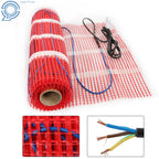 Electric Radiant Floor Heat Mat with Thermostat for 120V Systems (10 sqft)