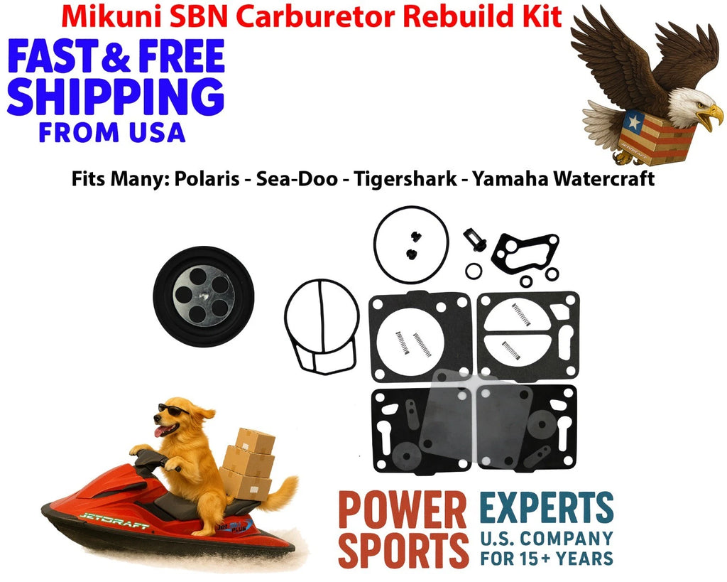 Carburetor Rebuild Kit for Yamaha Waverunner 650 700 760 1100 1200 (701)