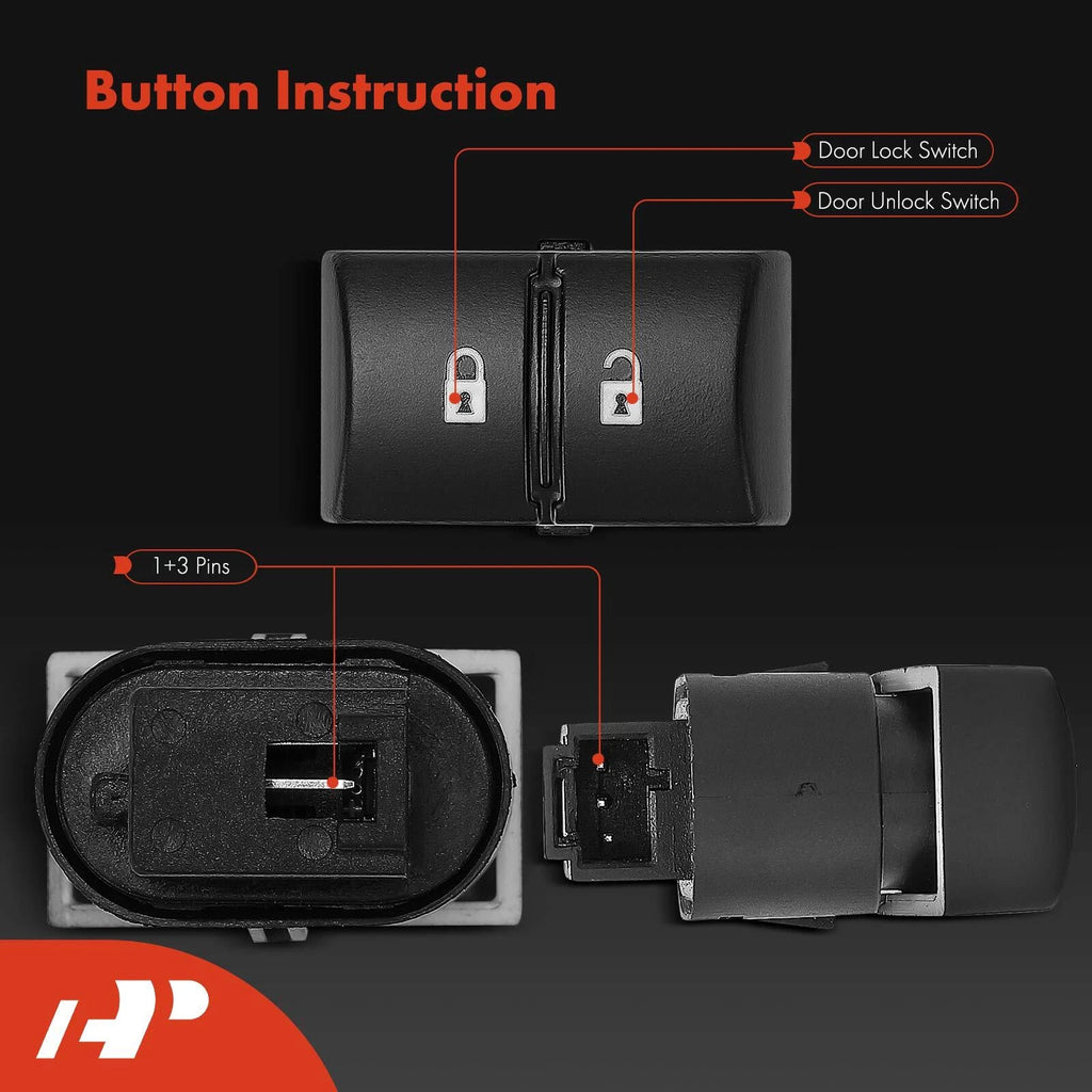 Front Passenger Door Lock Switch for Chevrolet Cobalt (2005-2010)