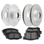 Set of 4 Brake Rotors + Pads for Acura RSX (2002–2006)