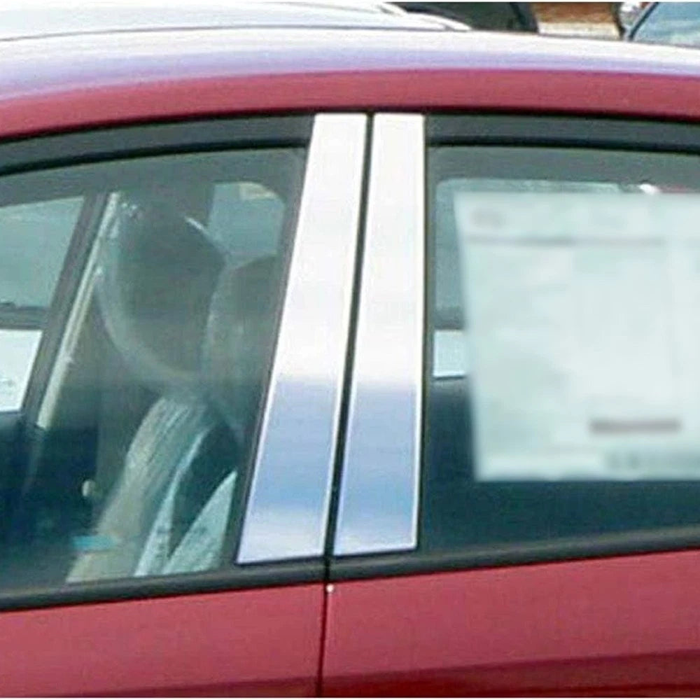 Luxury FX Chrome Pillar Post Trim 4pc for Kia Forte (2010–2013)