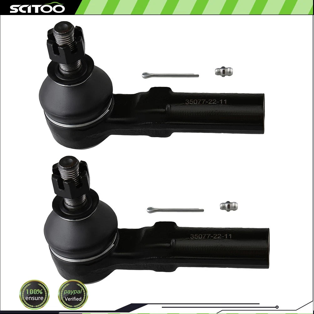 Set of 2 Front Outer Tie Rod Ends for Toyota Corolla IM (2009–2019)