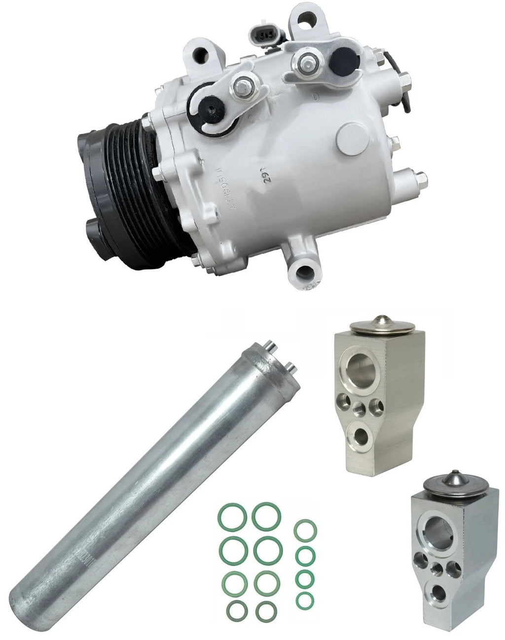 AC Compressor Kit for Pontiac Montana 3.5L (2005–2005) with Rear AC