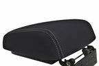 Leather Console Lid Armrest Cover for Mitsubishi Montero (2001–2006) Gray Stitch