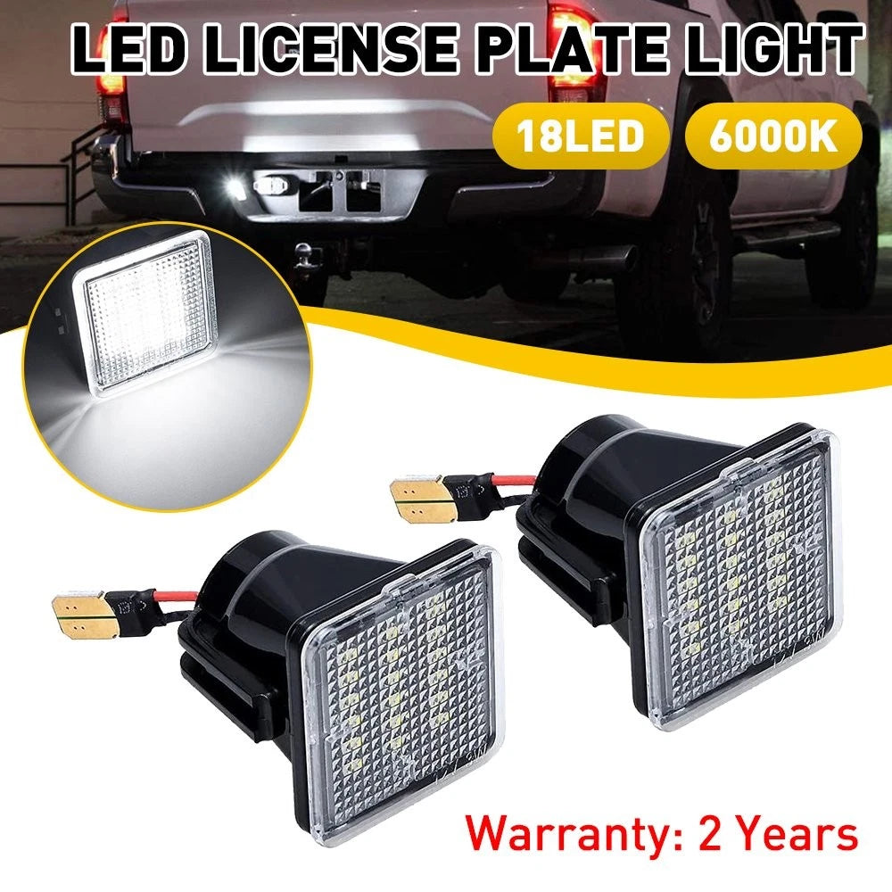 LED License Plate Lights for Toyota Tacoma (2016–2019)
