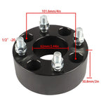 Set of 4 Wheel Spacers for GO Golf Cart (4x2", 4x4", 62mm Hub Bore, 1/2x20 Studs)