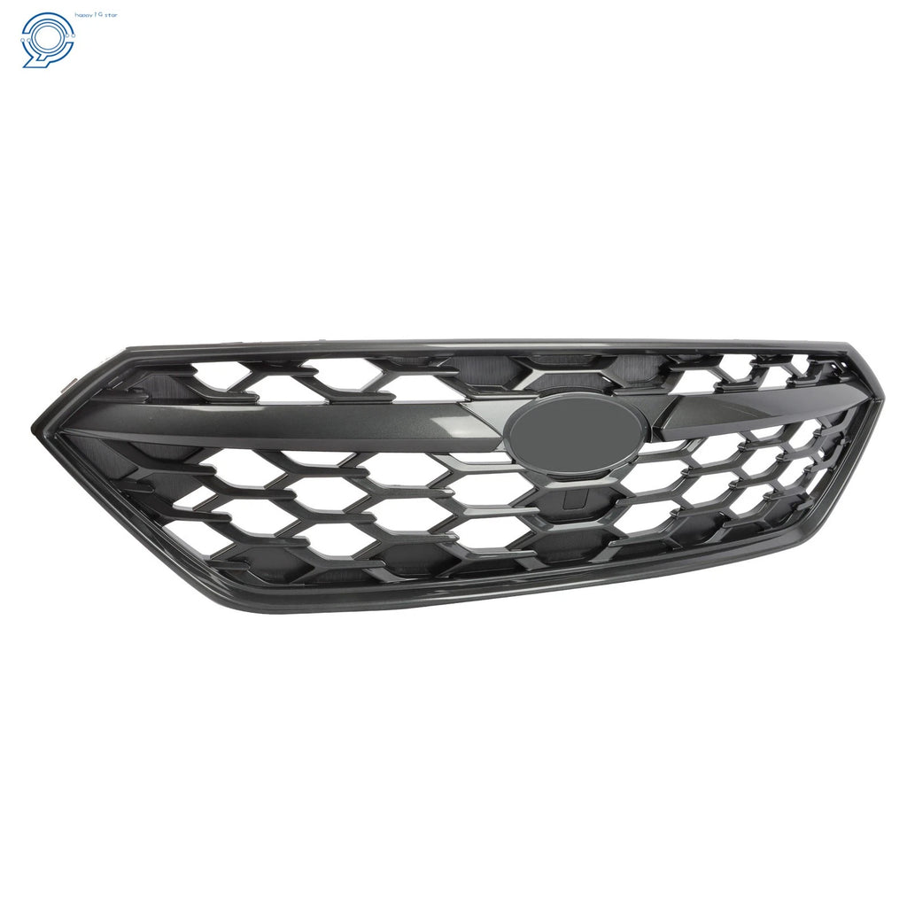 Front Bumper Upper Grille for Subaru WRX (2022–2024) Dark Gray Plastic