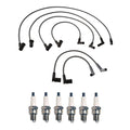 Denso 8mm Wire Set & 6 Iridium Spark Plugs Kit for Mazda B3000 (1994–2006)