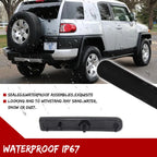 Bumper Reflector Set for Toyota FJ Cruiser (2007–2014) Black 2-Pcs