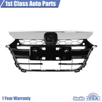 Front Black Chrome Bumper Grille for Honda Accord (2018–2019)