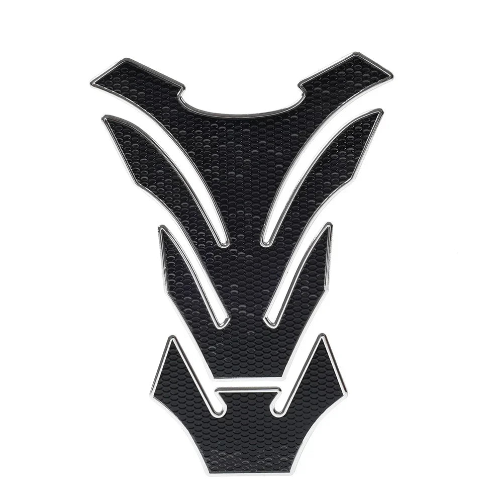 Silver Motorcycle Fuel Tank Pad Cover Protector Decal Grip